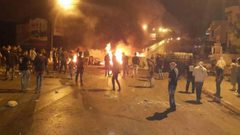 مواجهات مع قوات الاحتلال في بلدة تقوع