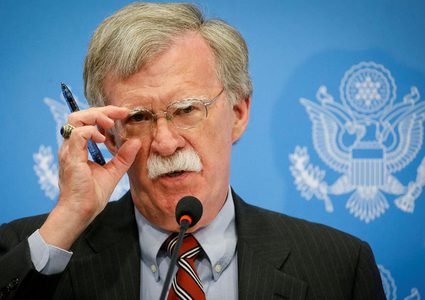 بولتون: نتشاور مع حلفائنا للرد على أنشطة إيران ووكلائها