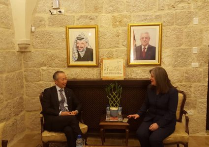 فلسطين واليابان يؤكدان استمرار التعاون في المجال السياحي