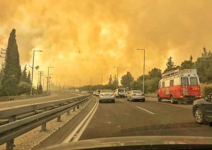 (1000) حريق بسبب موجة الحر في الضفة الغربية خلال أسبوع