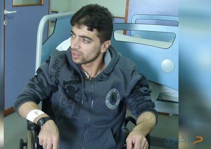 الأسير المقعد معتز اعبيدو يواصل إضرابه عن الطعام لليوم الثالث