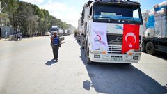 مساعدات طبية تصل غزة