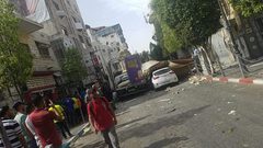 إصابات بانفجار مطعم في رام الله وتضرر عدد من المركبات