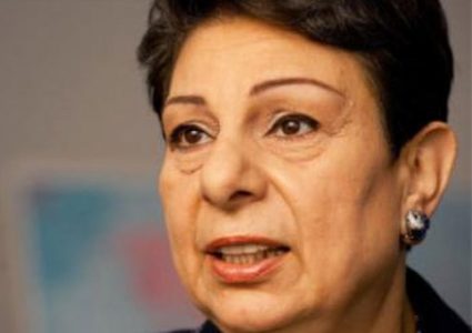 عشراوي: مواجهة مشروع إسرائيل الاستعماري مسؤولية دولية