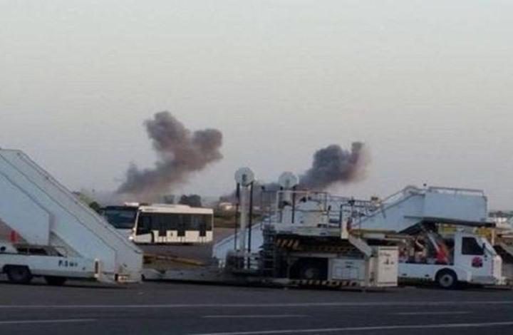 قوات حفتر تقصف مطار معيتيقة في طرابلس