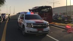 مصرع 17 شخصا بحادث لحافلة عُمانية في دبي