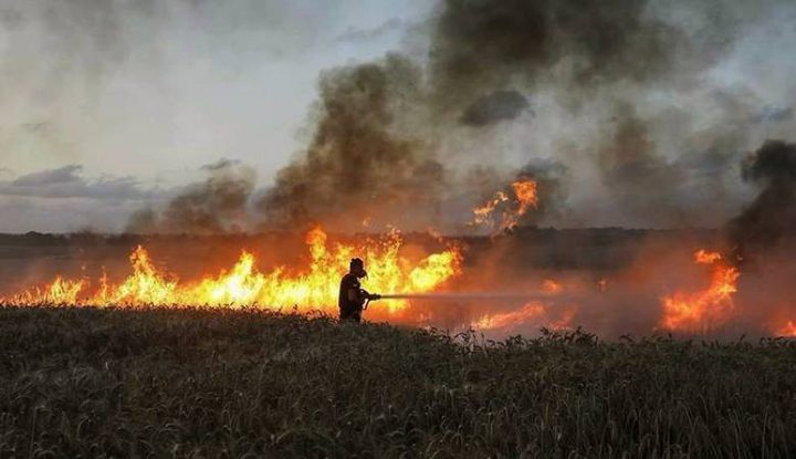 الاعلام العبري: اندلاع حرائق جديدة في غلاف غزة