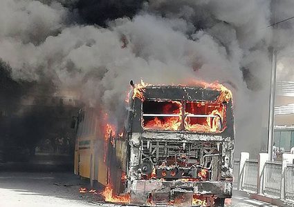 مصرع 18 شخصا حرقا بحادث سير في نيجيريا