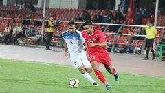 منتخب فلسطين جاهز لمواجهة قيرغيزستان