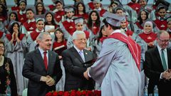 الرئيس عباس: الوطن سيُبنى على أكتاف الخريجين