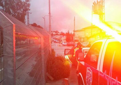 حريق في أحد أفرع رامي ليفي في مستوطنة جفعات شاؤول