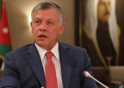الملك يؤكد موقف الأردن الثابت اتجاه فلسطين