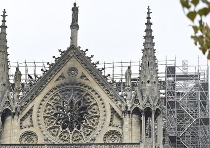 كاتدرائية "نوتردام" تحتفل لأول مرة بعد الحريق