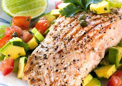 فيليه السمك مع الخضار لرجيم صحي