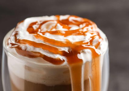 شراب كراميل فرابتشينو المثلج