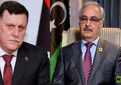 السراج يرفض "إجراء محادثات سلام" مع حفتر