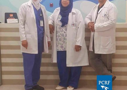 بعثة تدريبية من غزة لمركز الحسين لعلاج السرطان