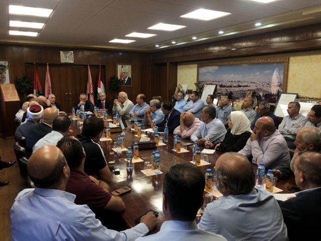 نابلس:المؤسسات الوطنية تؤكد مساندتها ودعمها لجامعة النجاح