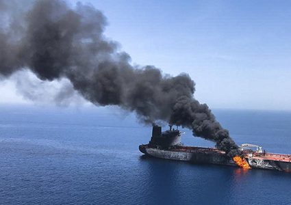 اتهام أمريكي جديد لايران في حادثة خليج عمان..