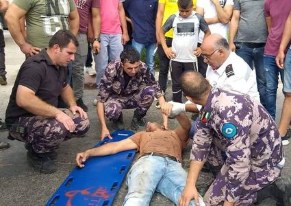 إصابة متوسطة بحادث دهس في جنين