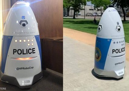 أول رجل شرطة آلي في شوارع كاليفورنيا