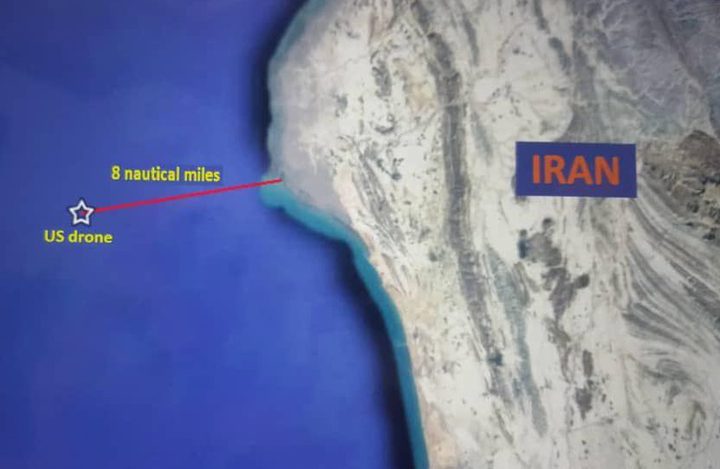 أدلة تؤكد سقوط الطائرة الامريكية داخل الاجواء الايرانية