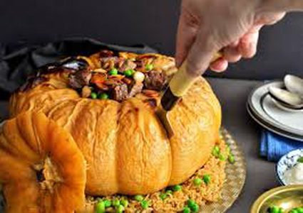 طريقة عمل اليقطين المحشي