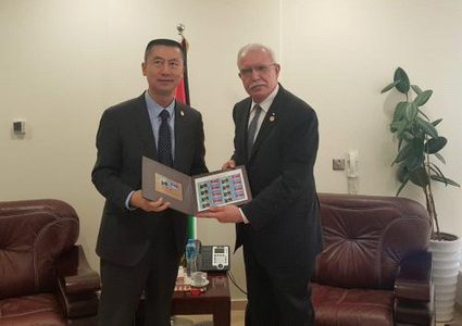 السفير الصيني يؤكد على موقف بلاده الداعم للقضية الفلسطينية