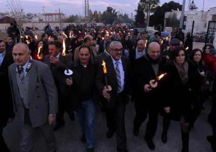 وقفة في بيت ساحور رفضا لصفقة القرن وورشة البحرين