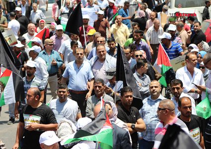 المهرجان المركزي في مدينة نابلس رفضًا لمؤتمر البحرين و صفقة القرن