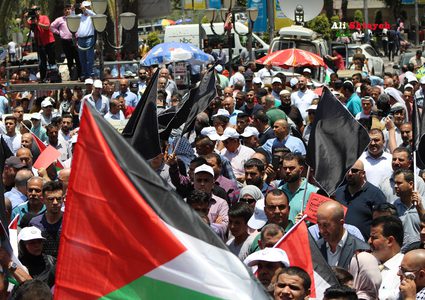 المهرجان المركزي في مدينة نابلس رفضًا لمؤتمر البحرين و صفقة القرن