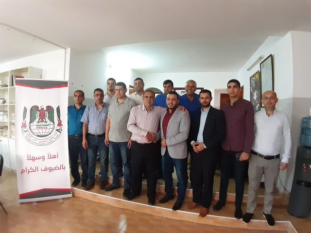 "الإعلامي الفلسطيني"و" الصحفي الديمقراطي" يهنئان نقابة الصحفيين