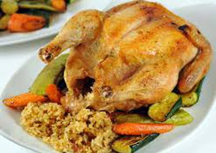 طريقة عمل دجاج محشي بالأرز