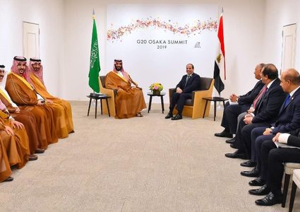 لقاء بين السيسي وبن سلمان على هامش قمة العشرين