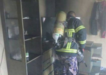 3 إصابات بحريق داخل منزل جنوب نابلس
