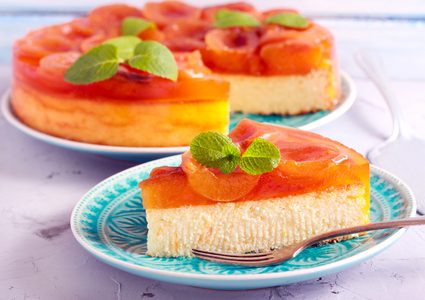 حلوى تشيزكيك قمر الدين