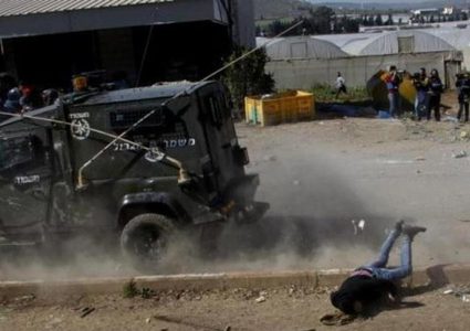 مركبة عسكرية للاحتلال تدهس شابا وفتى جنوب قباطية