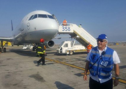 هبوط اضطراري لطائرة ألمانية في "بن غوريون"