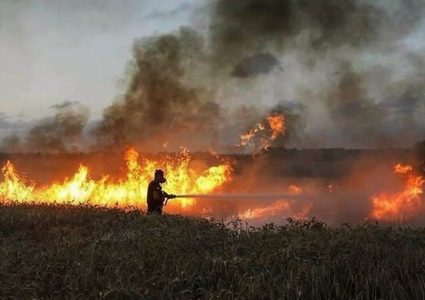 الاحتلال يزعم اندلاع حريق في كيبوتس "بئيري" بفعل البالونات