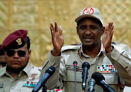 حميدتي: نسعى لإقامة دولة القانون لبدء مرحلة جديدة في السودان