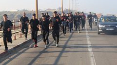 رام الله:الاتحاد الرياضي والشرطة ينظمان ماراثوناً رياضياً