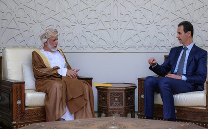 وزير الخارجية العماني يلتقي الأسد