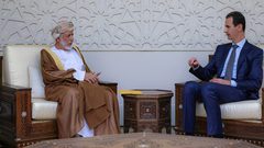 وزير الخارجية العماني يلتقي الأسد