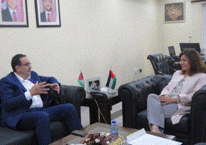 ملحم يبحث مع وزيرة الطاقة الأردنية تعزيز التعاون المشترك