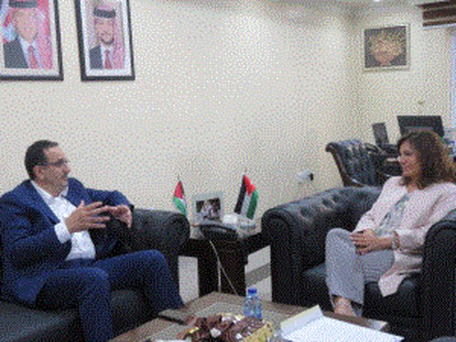 ملحم يبحث مع وزيرة الطاقة الأردنية تعزيز التعاون المشترك