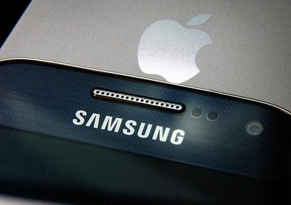 أبل تدفع 680 مليون دولار لسامسونغ