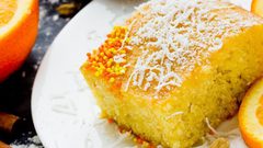 كيك البرتقال بجوز الهند