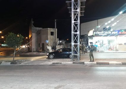 عمليات تفتيش واستنفار اسرائيلي مكثف بالقرب من نابلس