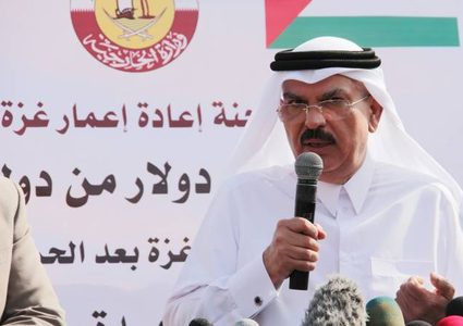 السفير العمادي ينفي تحويل أموال المنحة القطرية لمشاريع بنية تحتية