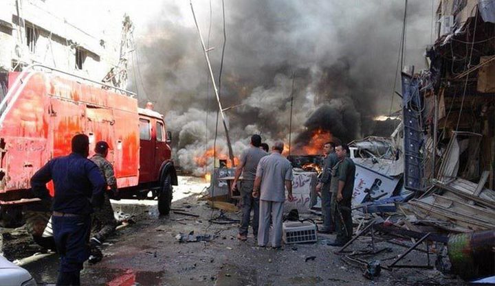 سوريا: تفجير ارهابي بجانب كنيسة العذراء يوقع اصابات